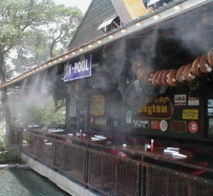 Restaurant Cooling Misting System, Patio Misting System 